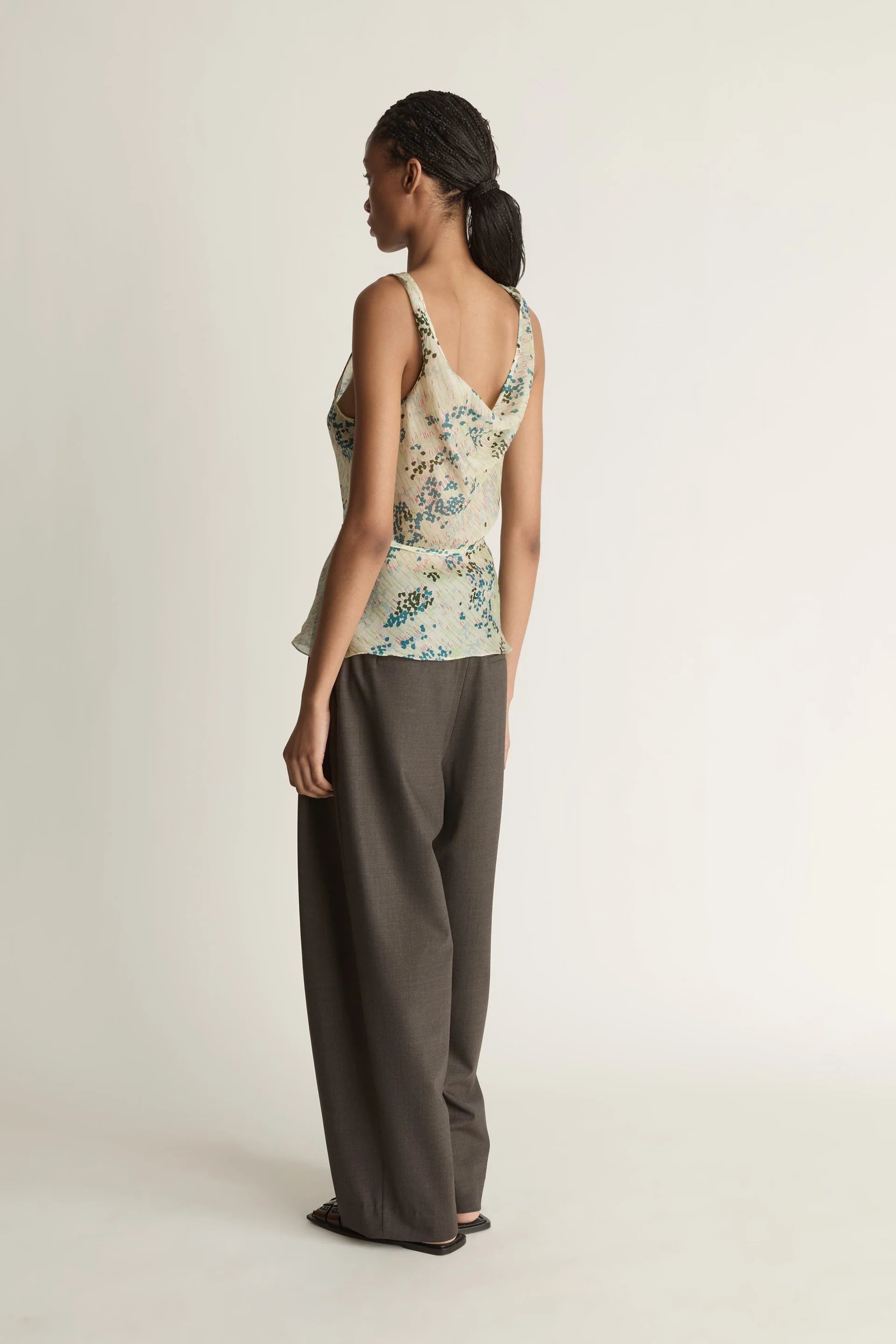 Willow Silk Bias Top