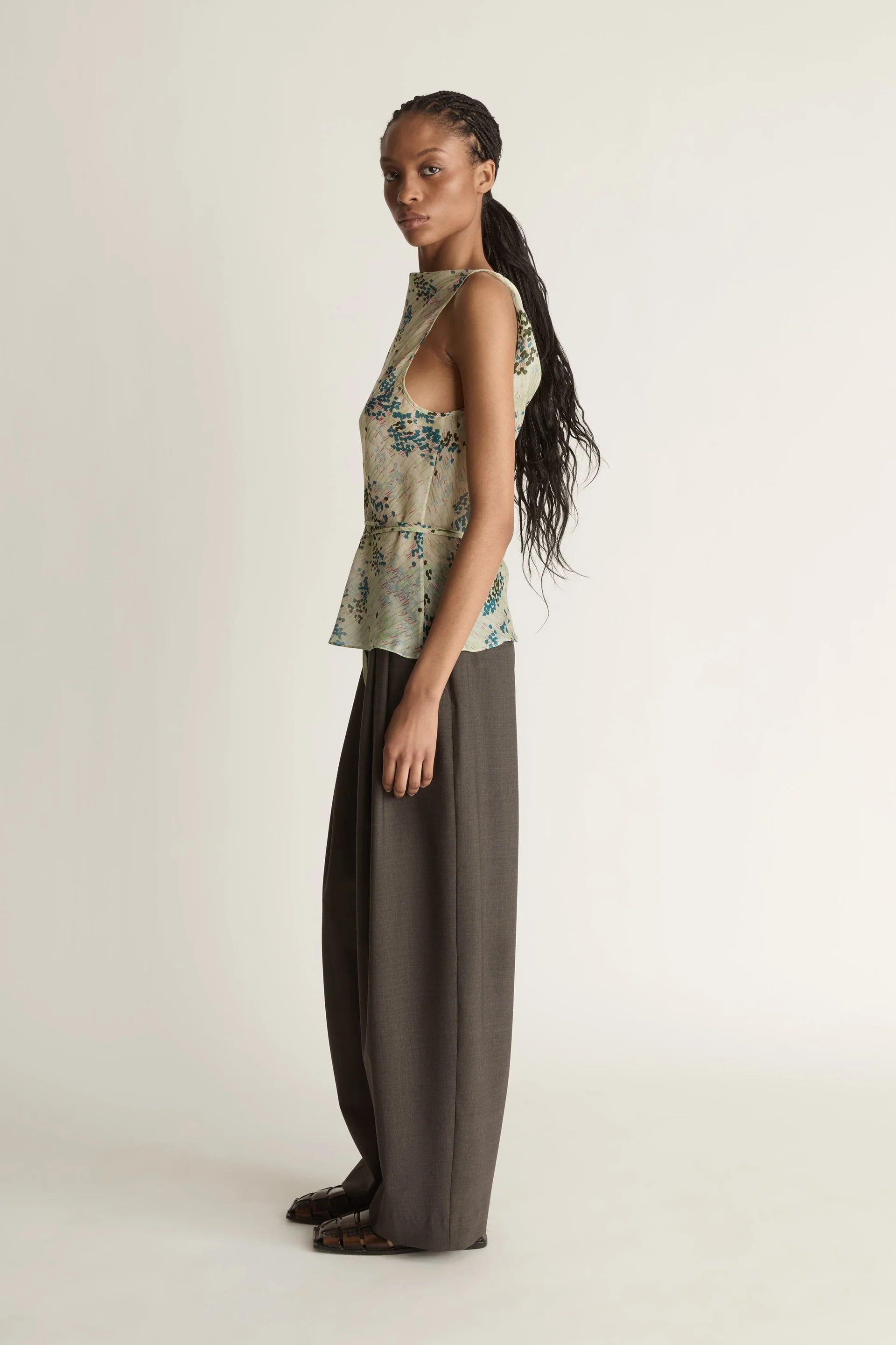 Willow Silk Bias Top