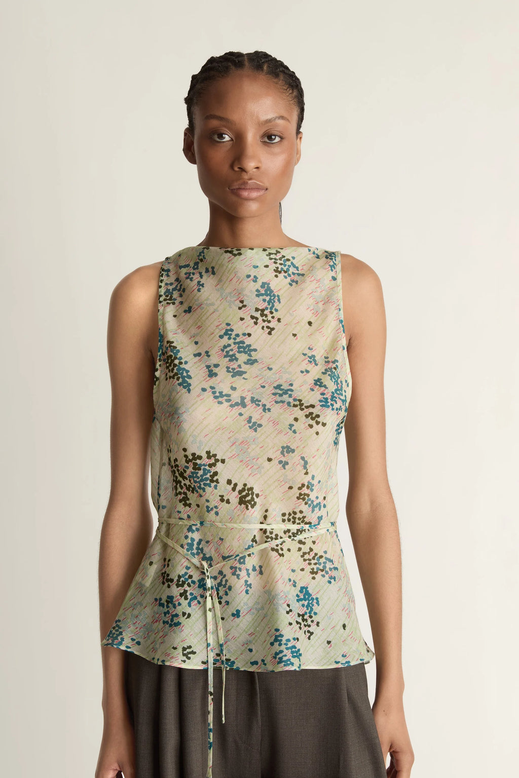 Willow Silk Bias Top
