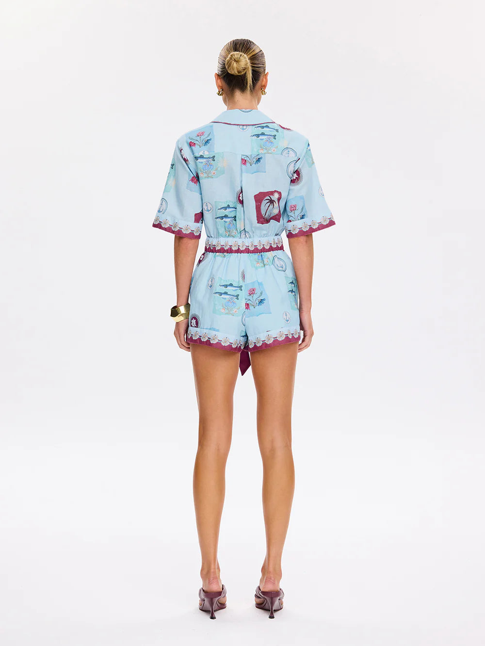 Sintra Playsuit Blue
