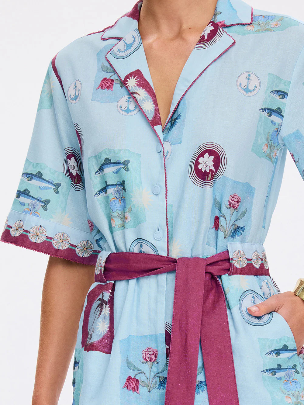 Sintra Playsuit Blue