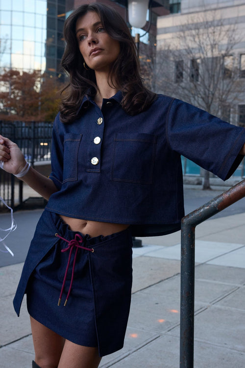 Abel Denim Mini Skirt