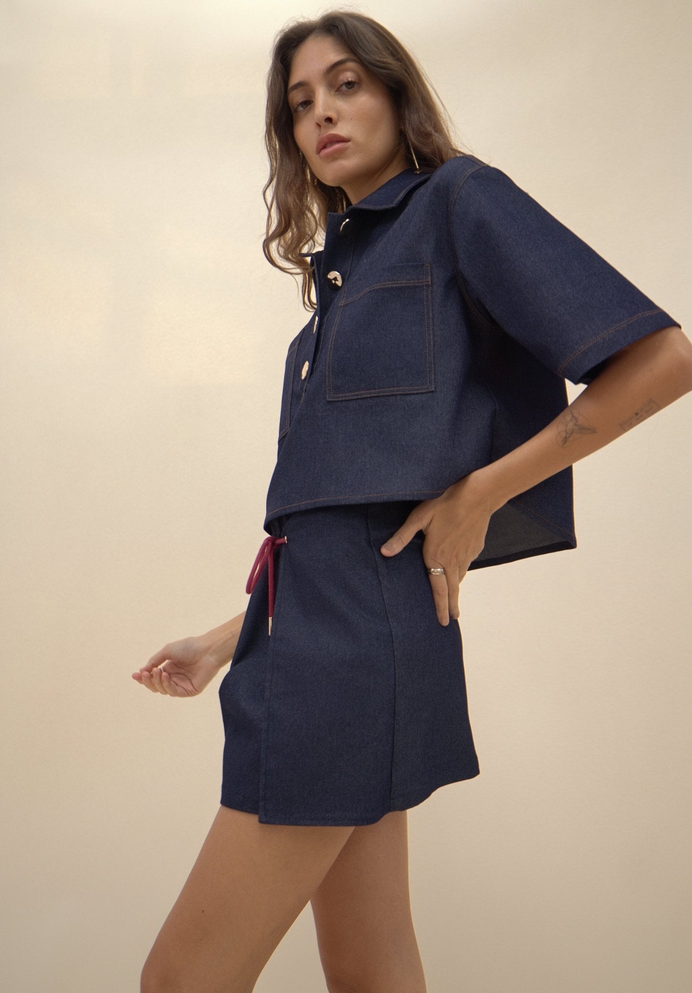 Abel Denim Mini Skirt