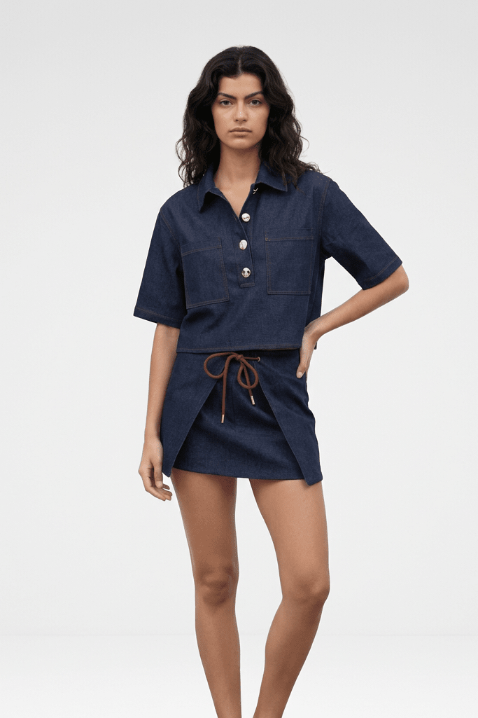 Abel Denim Mini Skirt