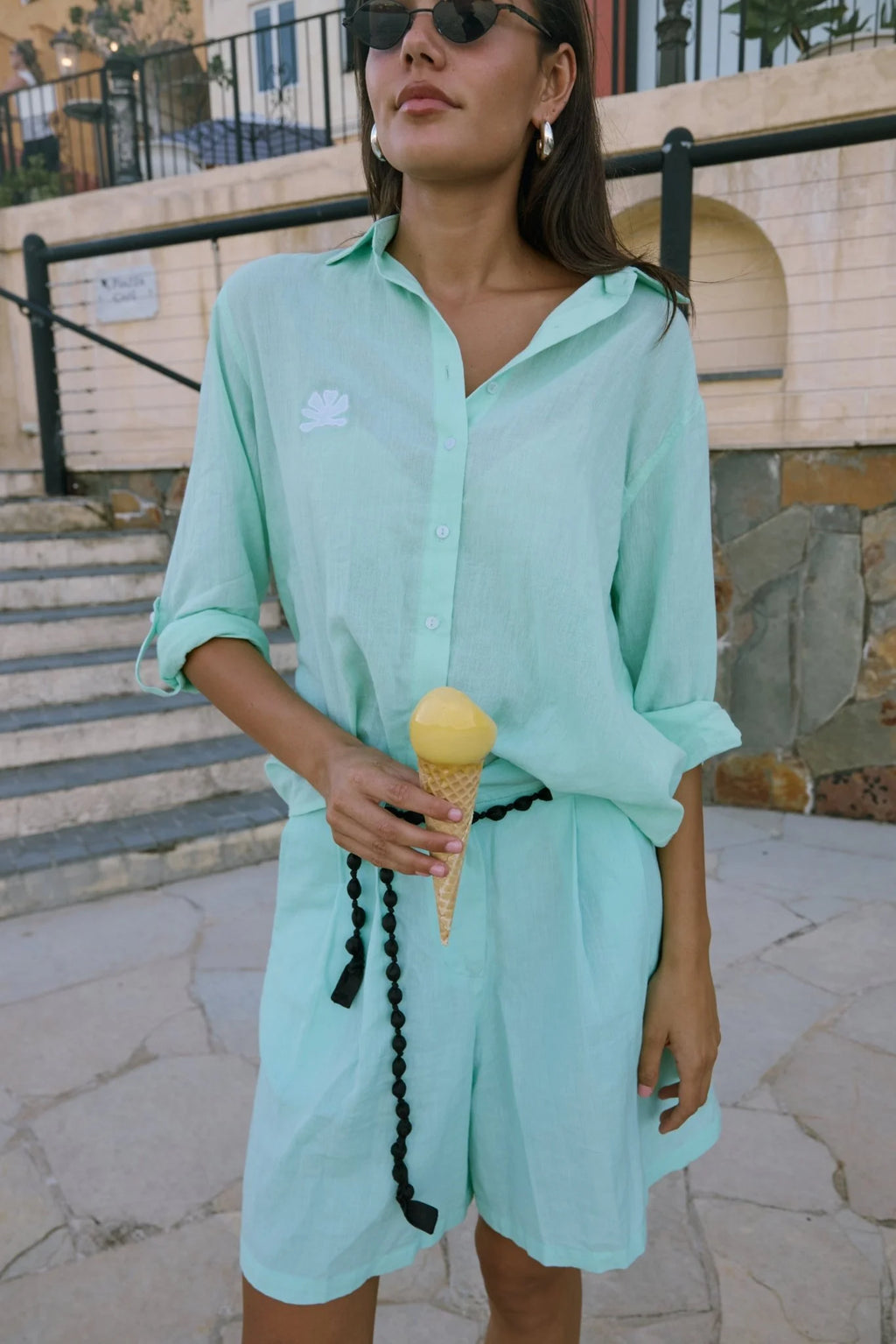 Arata Mint Shirt