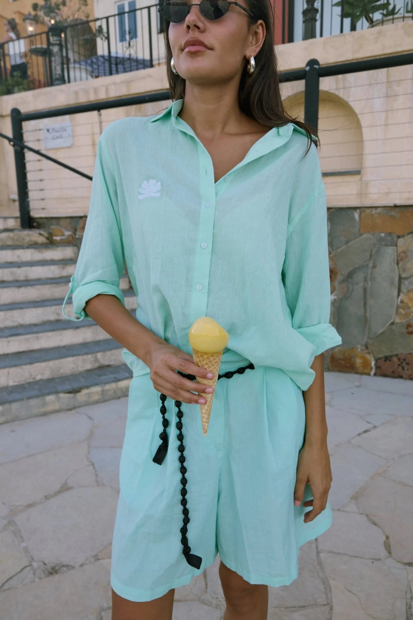 Arata Mint Shirt