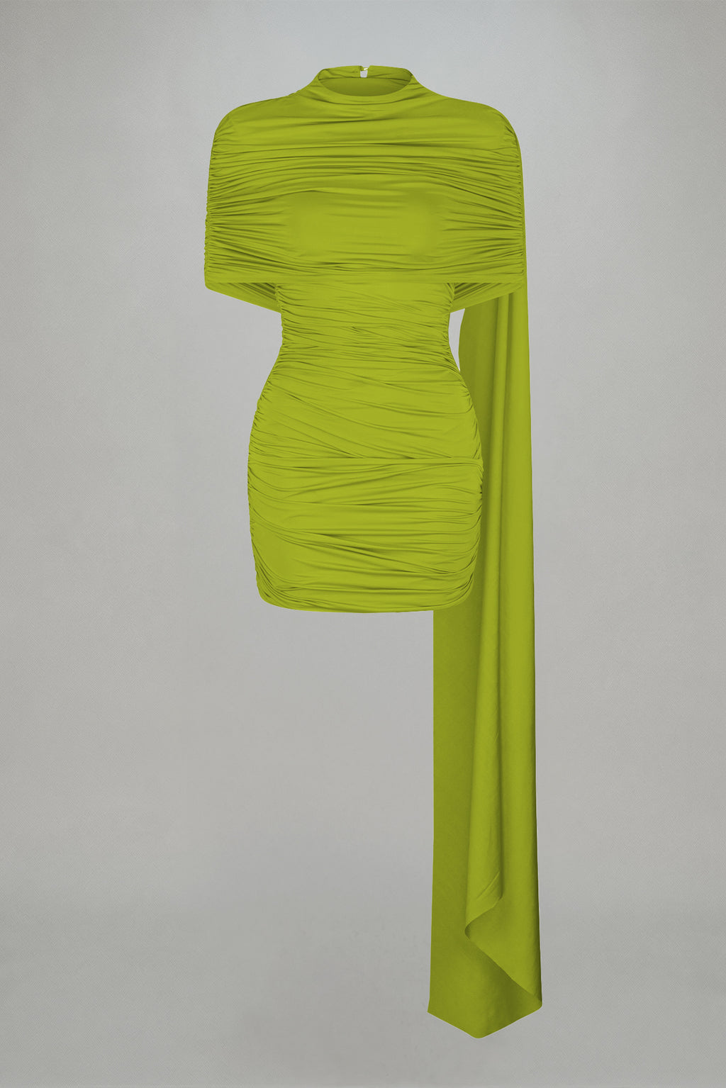 Elsie Mini Dress Chartreuse