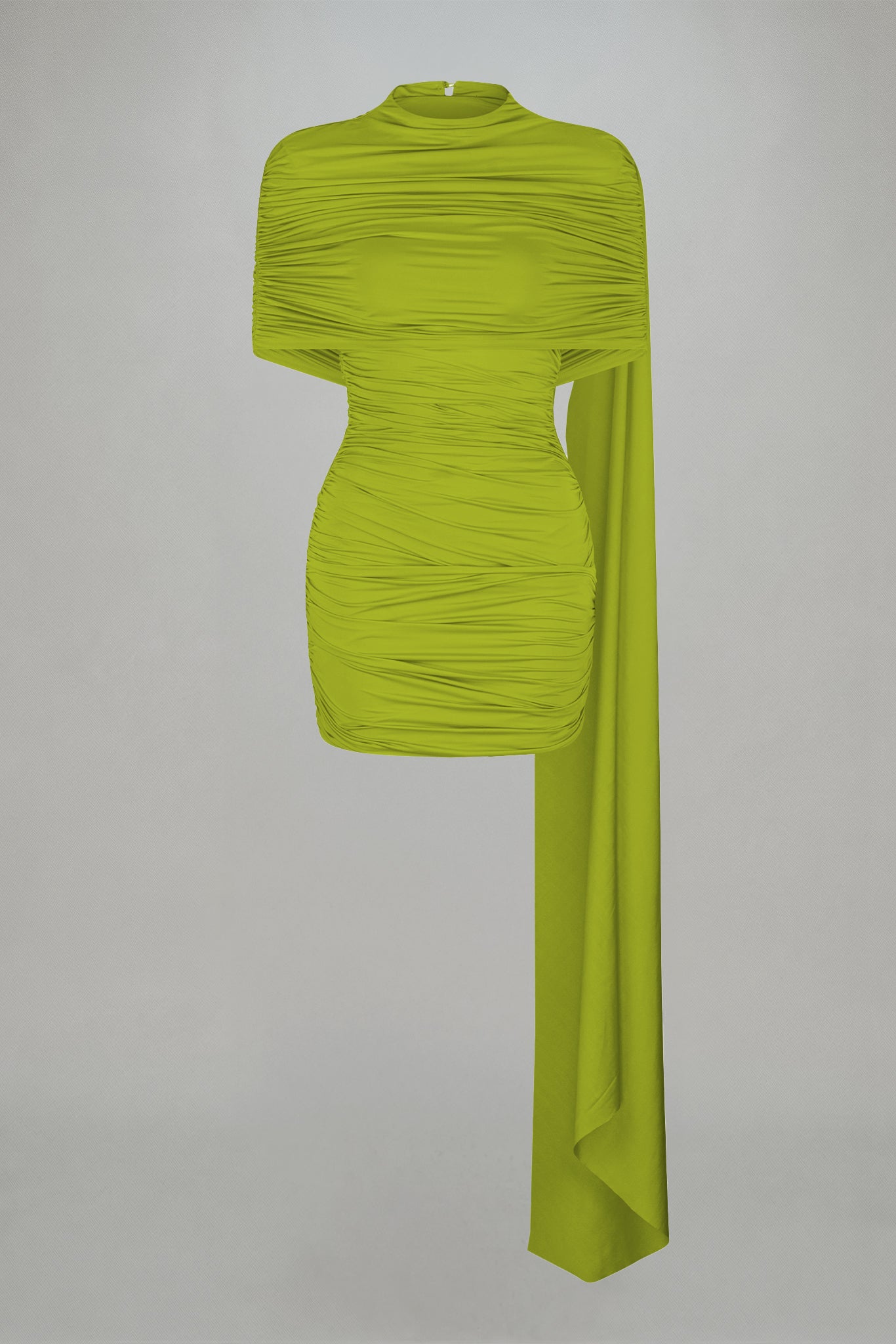 Elsie Mini Dress Chartreuse