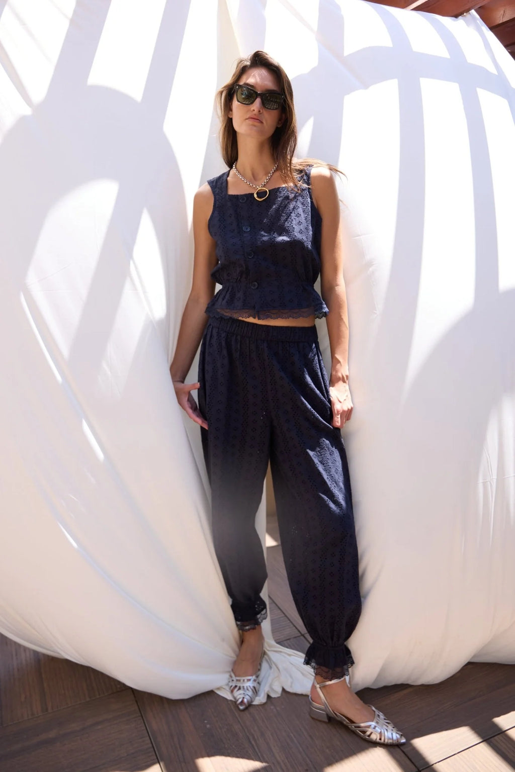 Ethan Eyelet Pant
