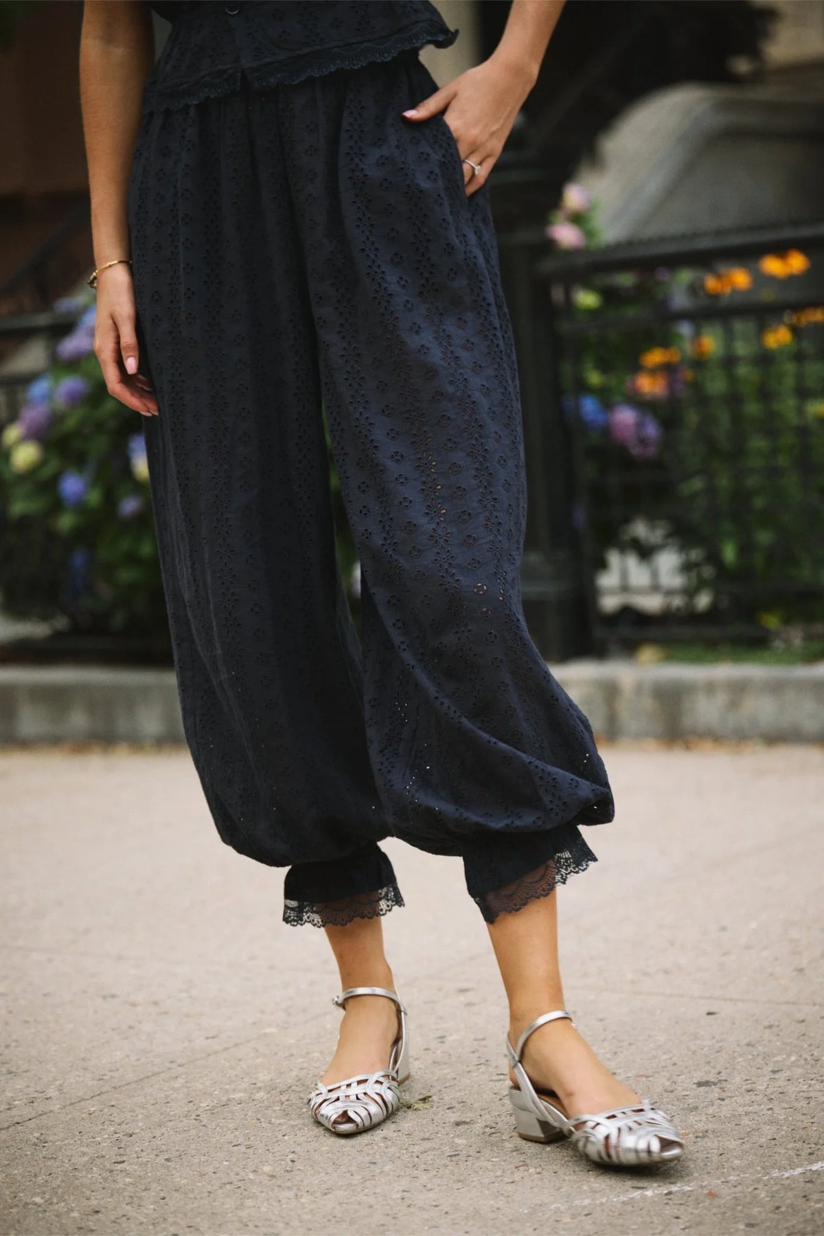Ethan Eyelet Pant