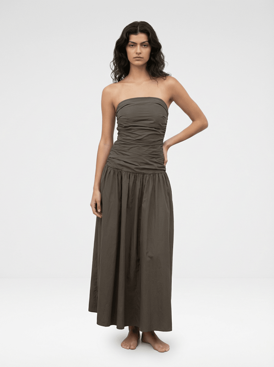 Gigi Strapless Olive