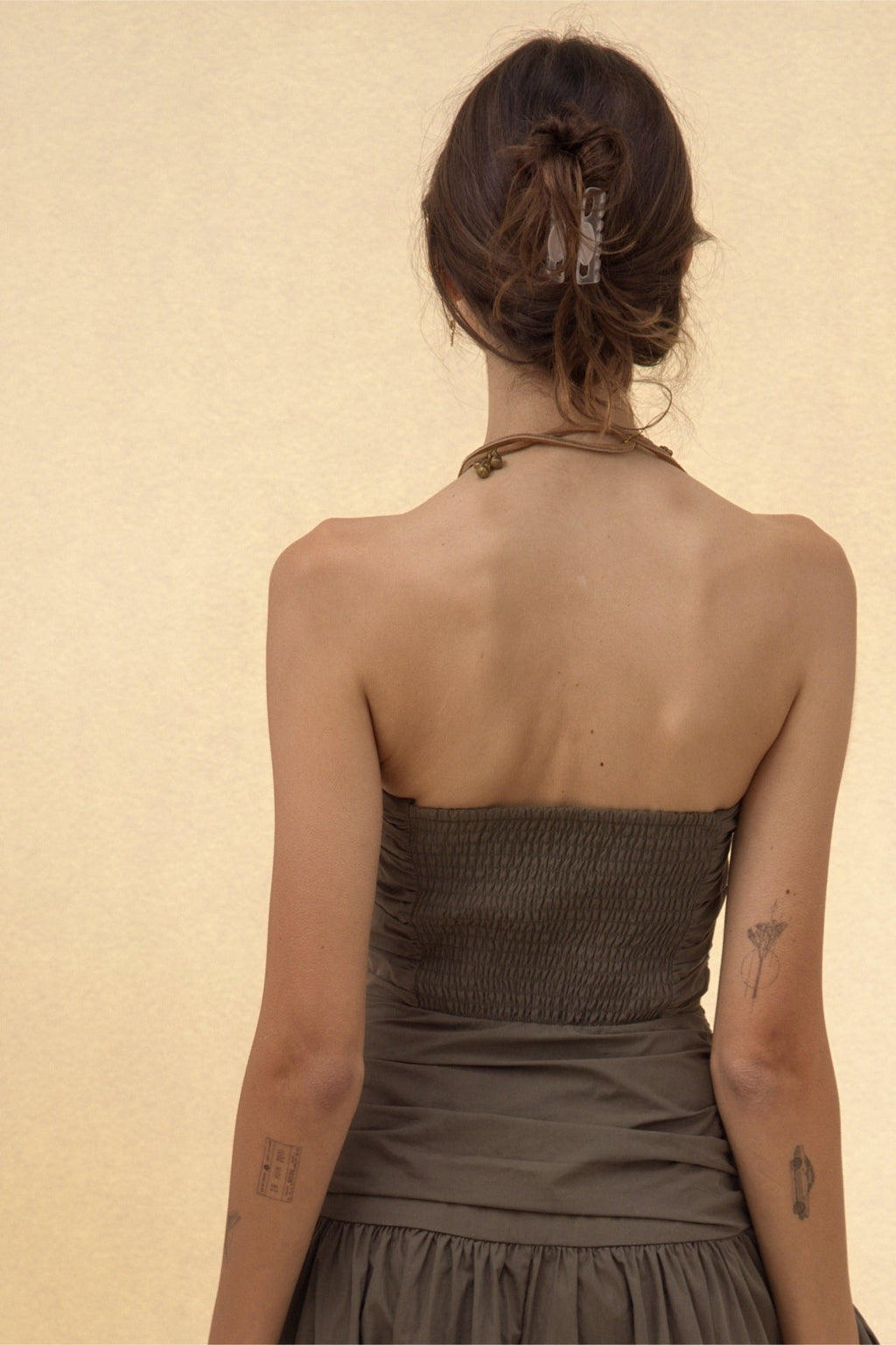 Gigi Strapless Olive