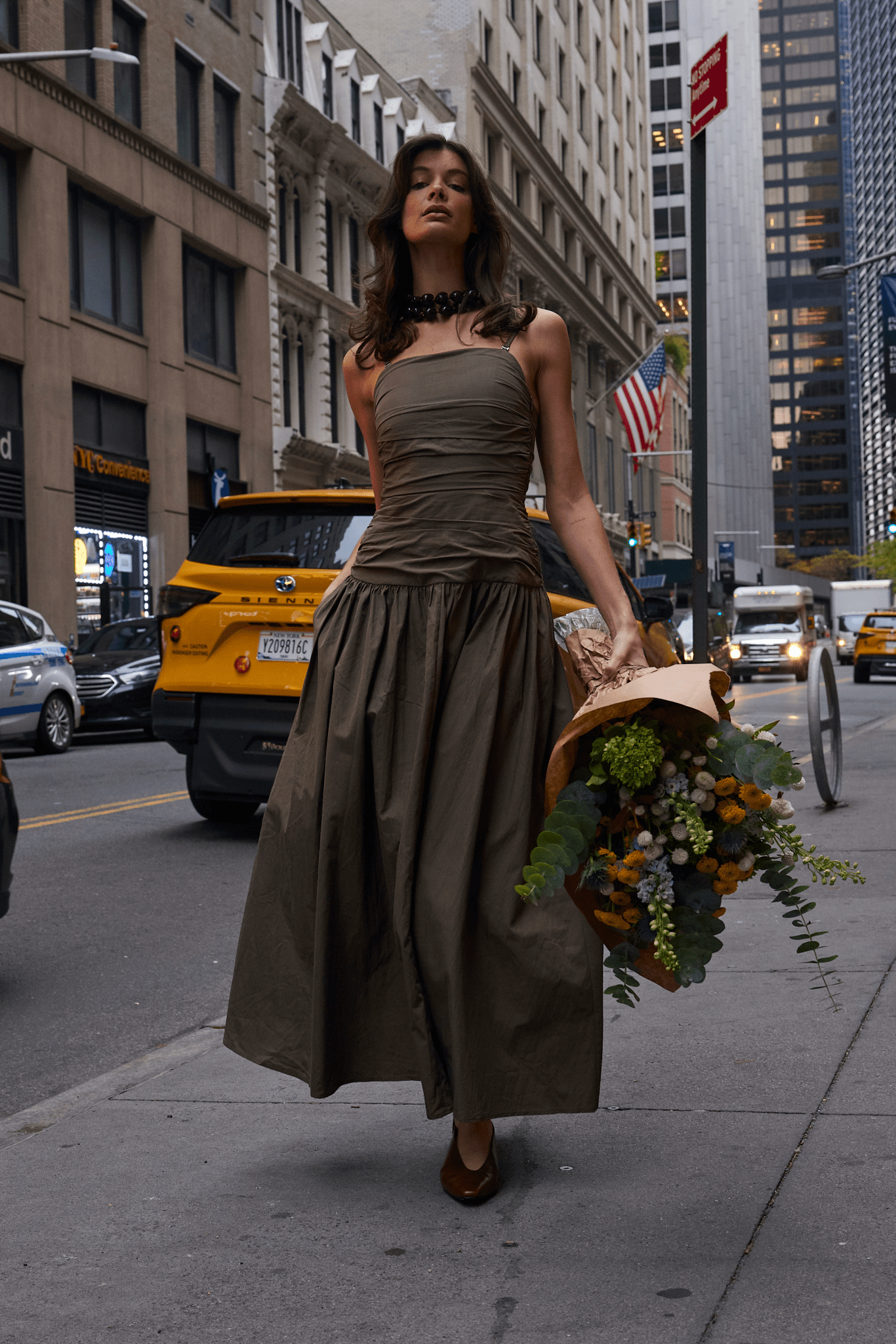 Gigi Strapless Olive