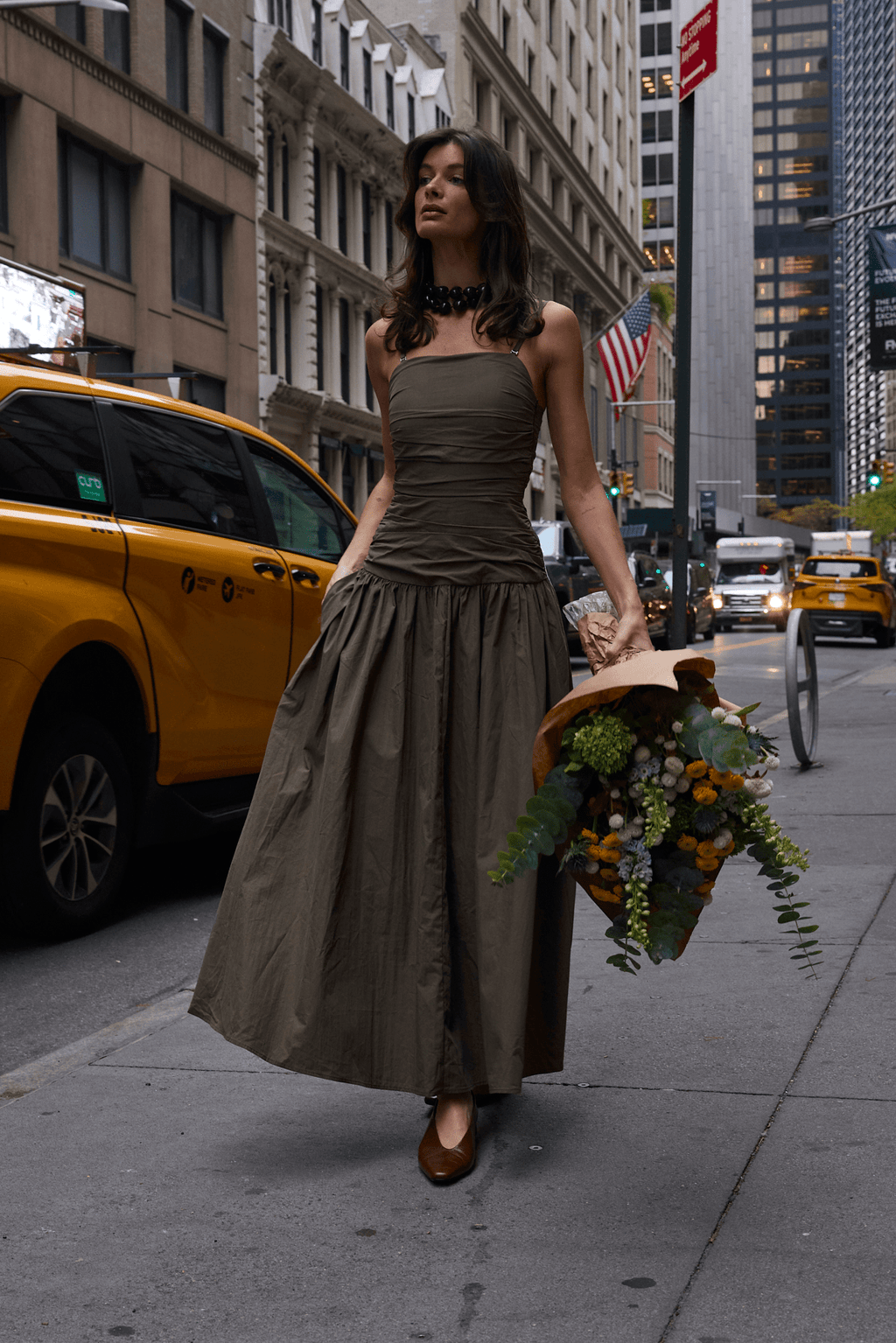 Gigi Strapless Olive