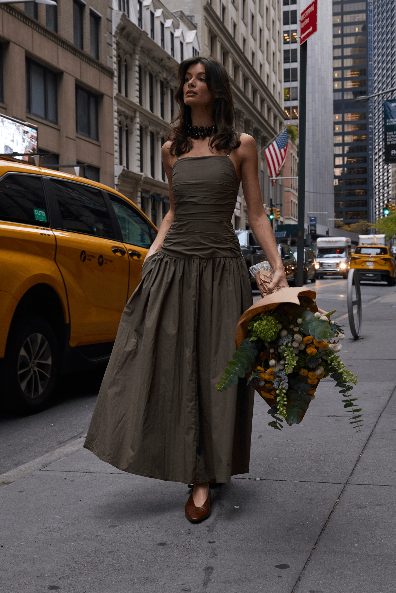 Gigi Strapless Olive