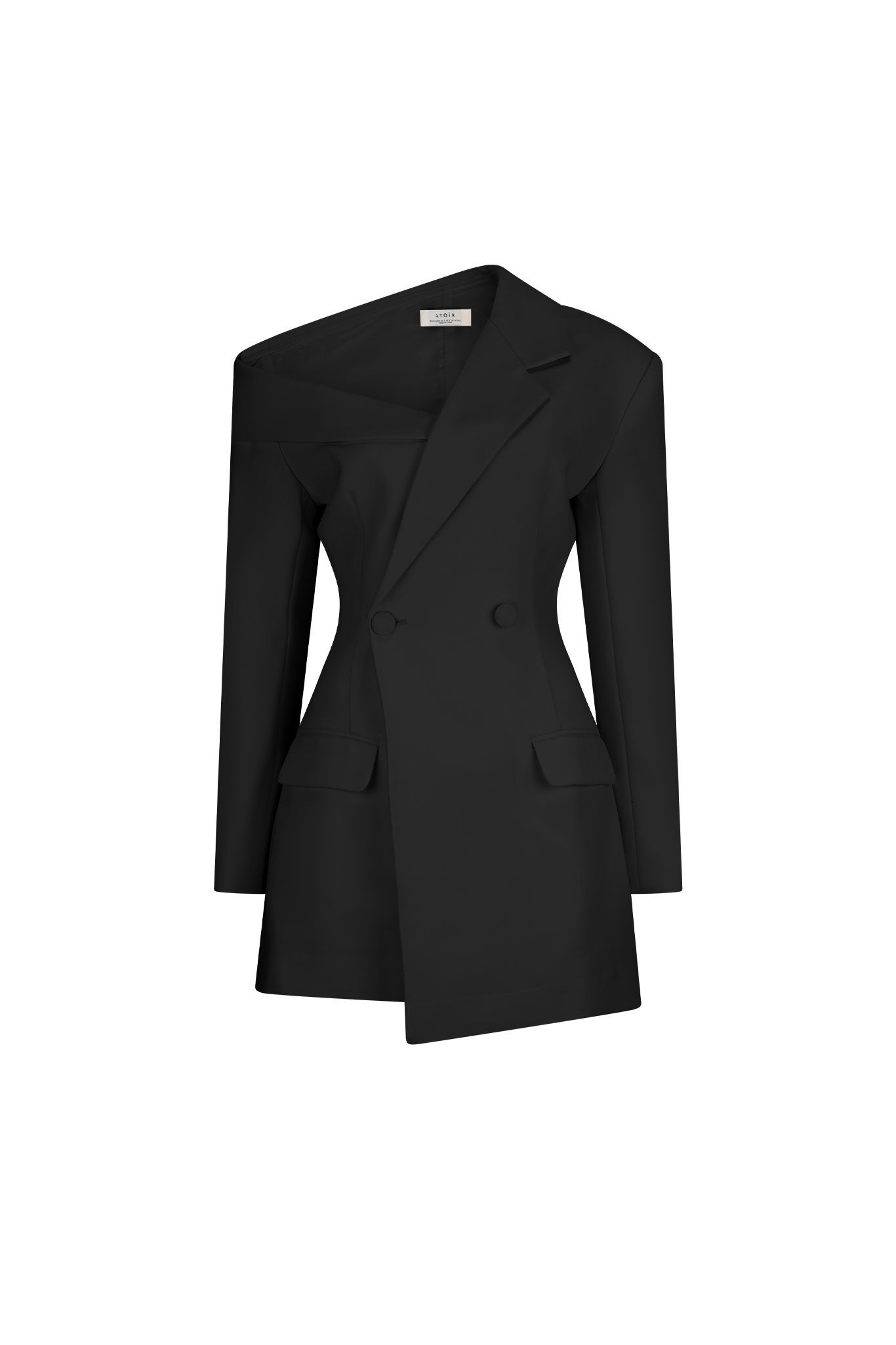 Gisele Blazer Dress Black