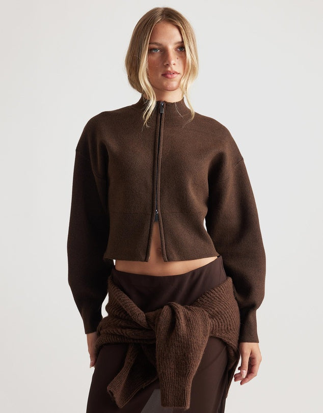 Zoey Zip Knit Jumper