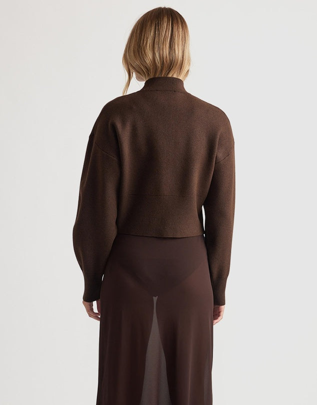 Zoey Zip Knit Jumper