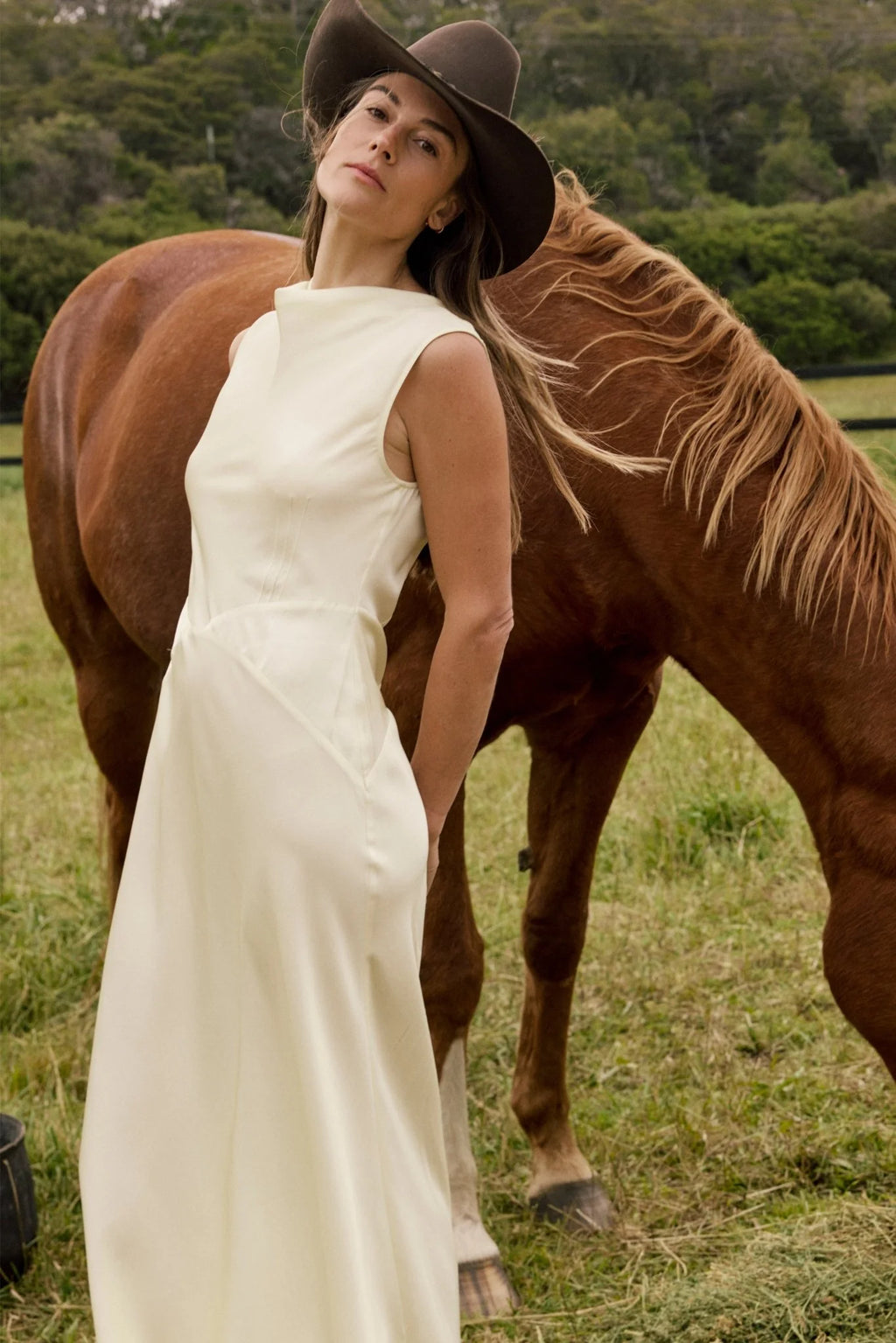Kelsey Cowl Neck Maxi Dress