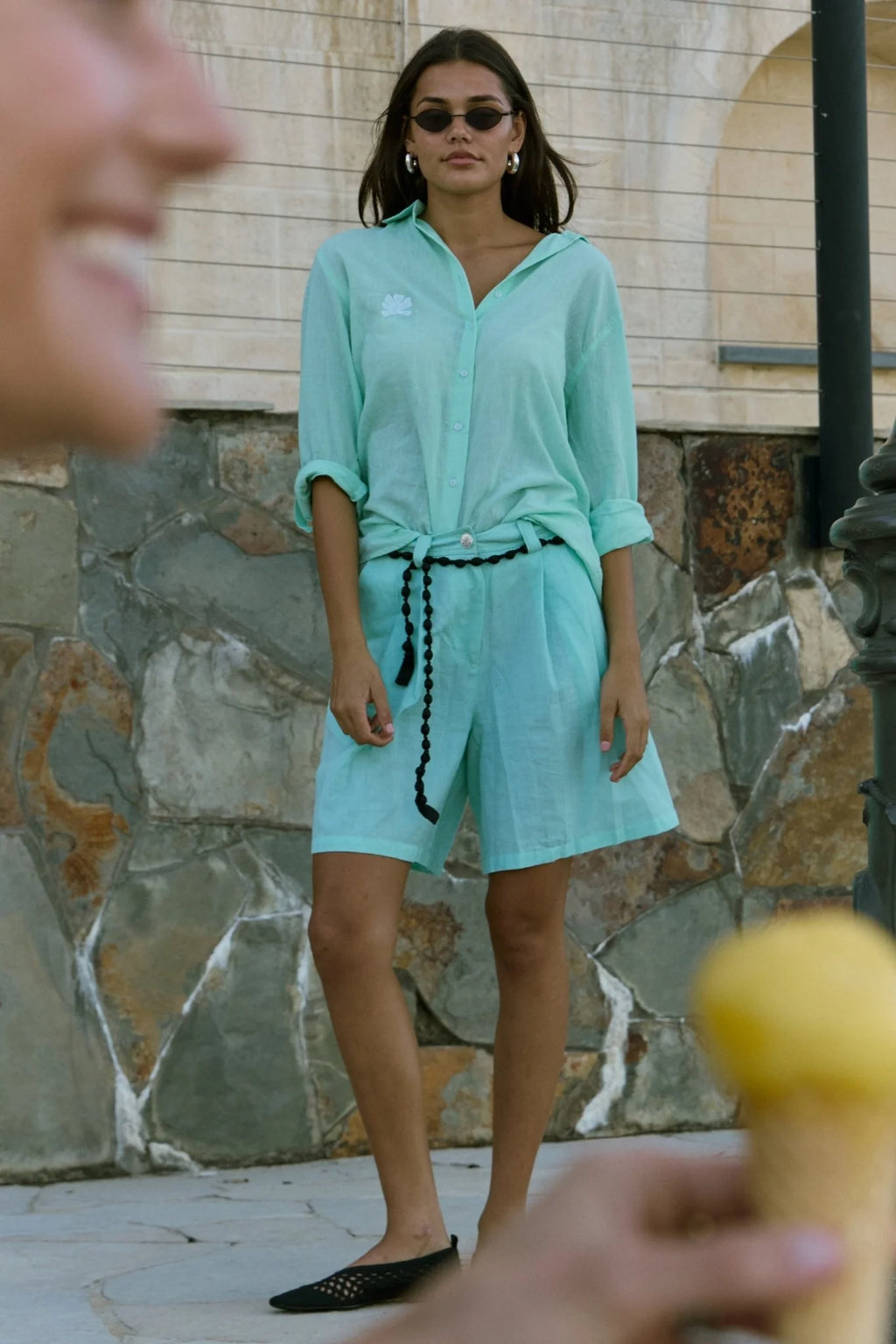 Arata Mint Shirt
