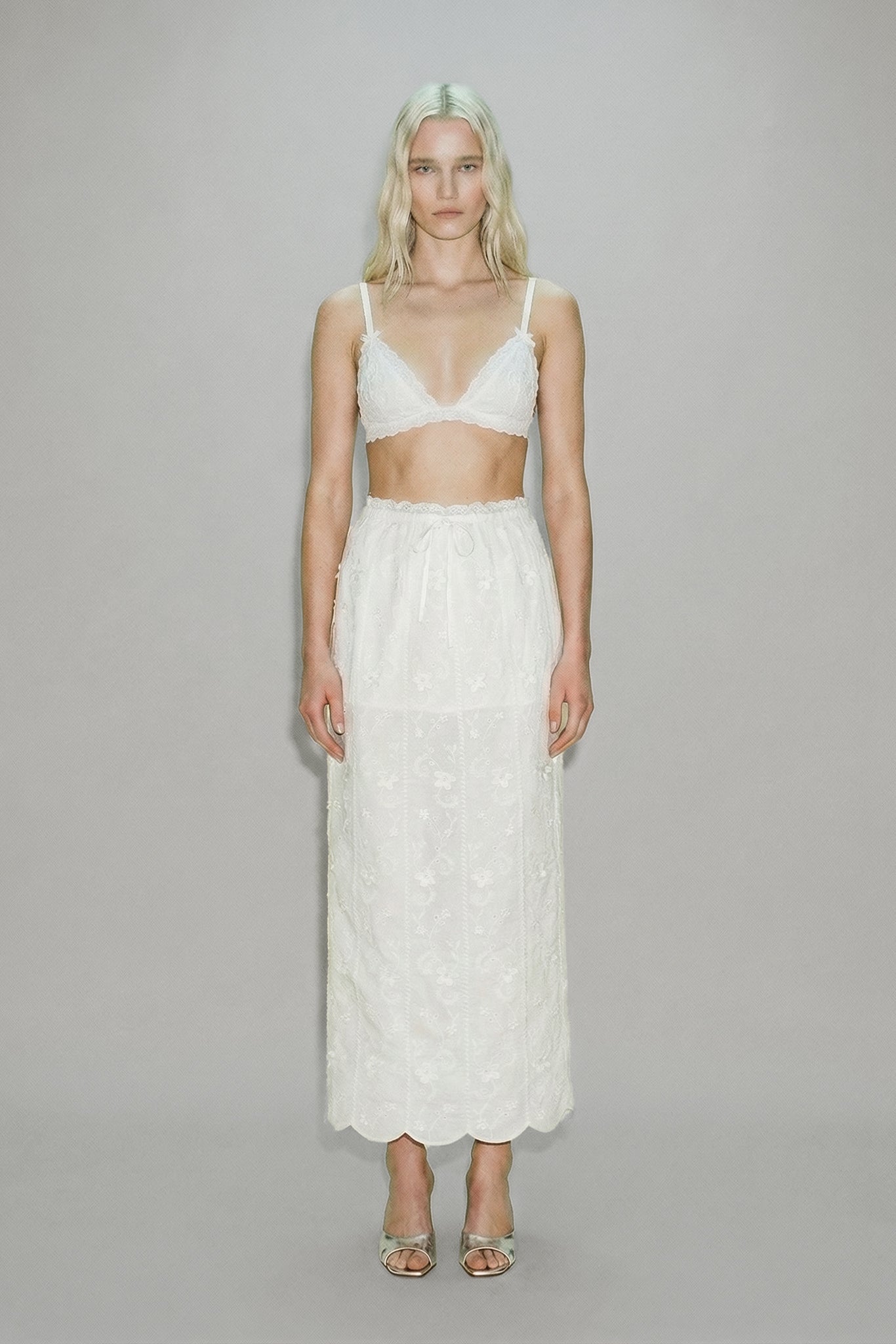 Marjorie Skirt White