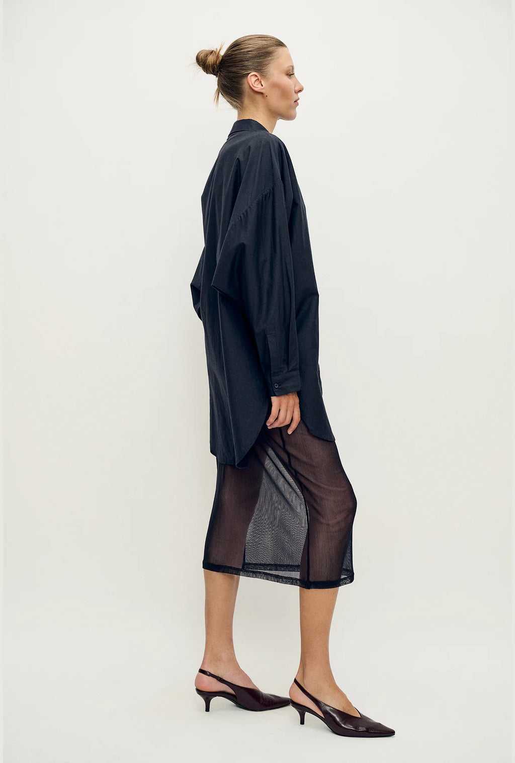 Mesh Skirt Black