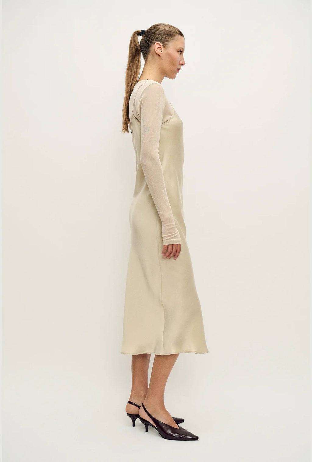 90s Slip Dress Hazelnut