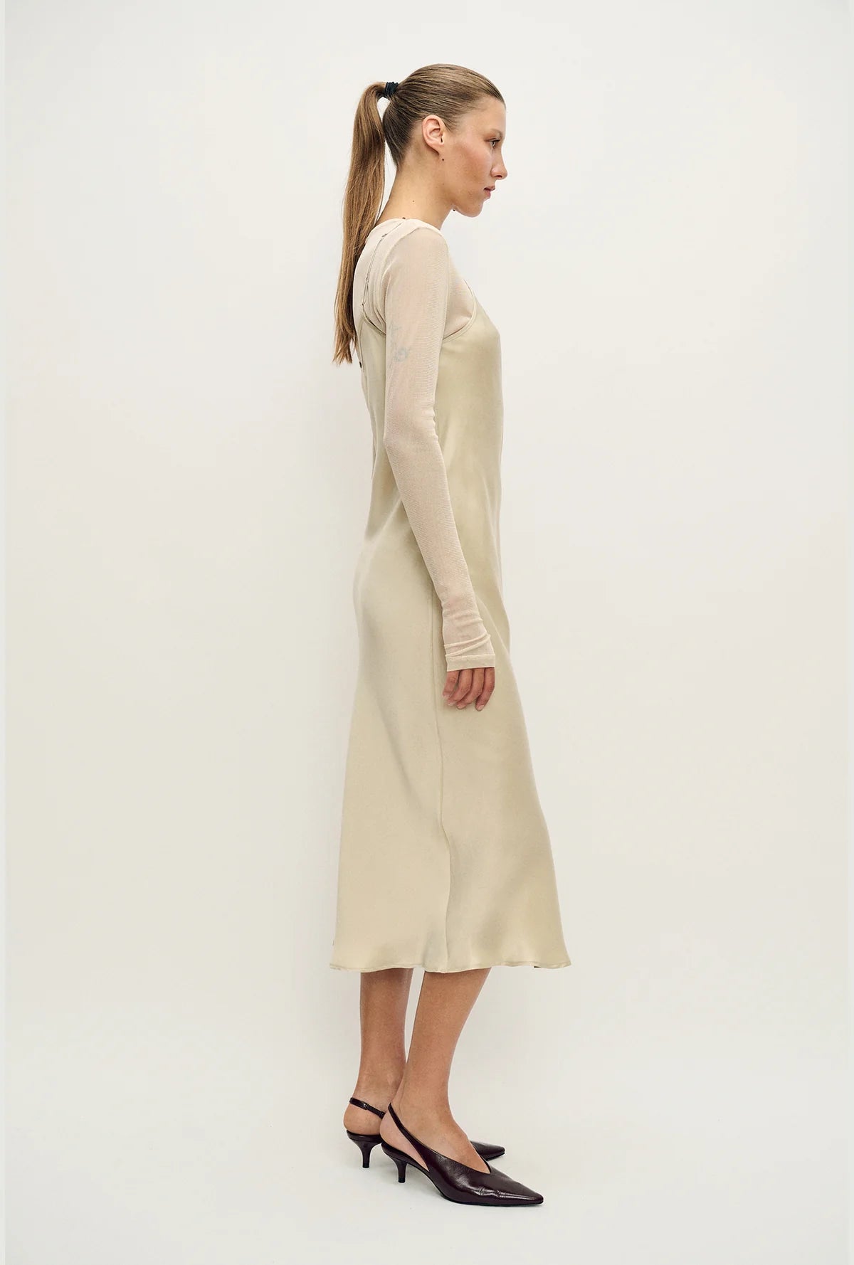 90s Slip Dress Hazelnut