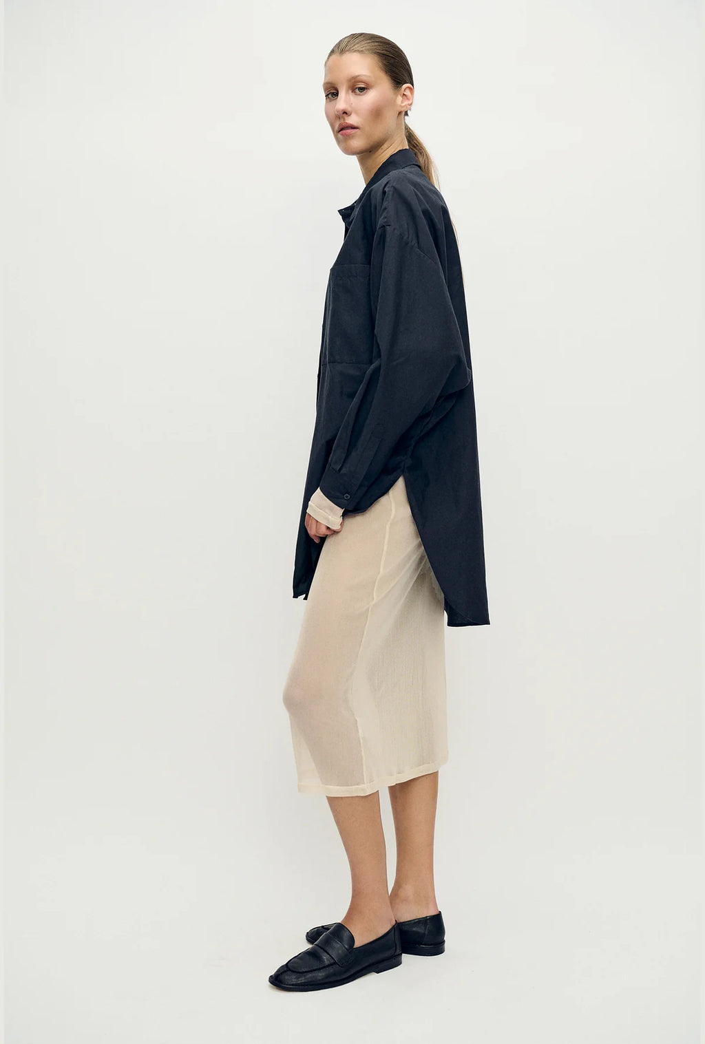 Mesh Skirt Hazelnut