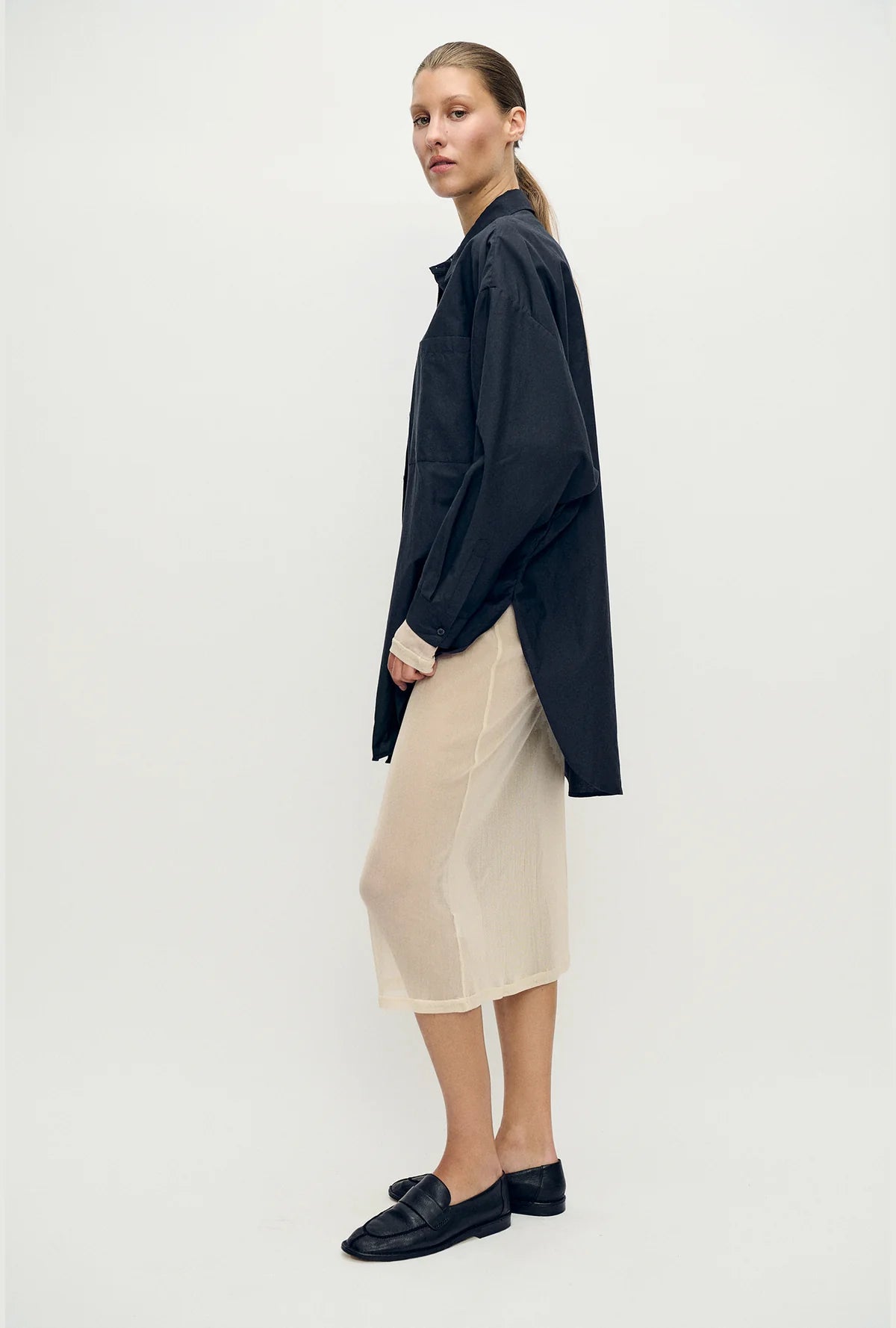 Mesh Skirt Hazelnut