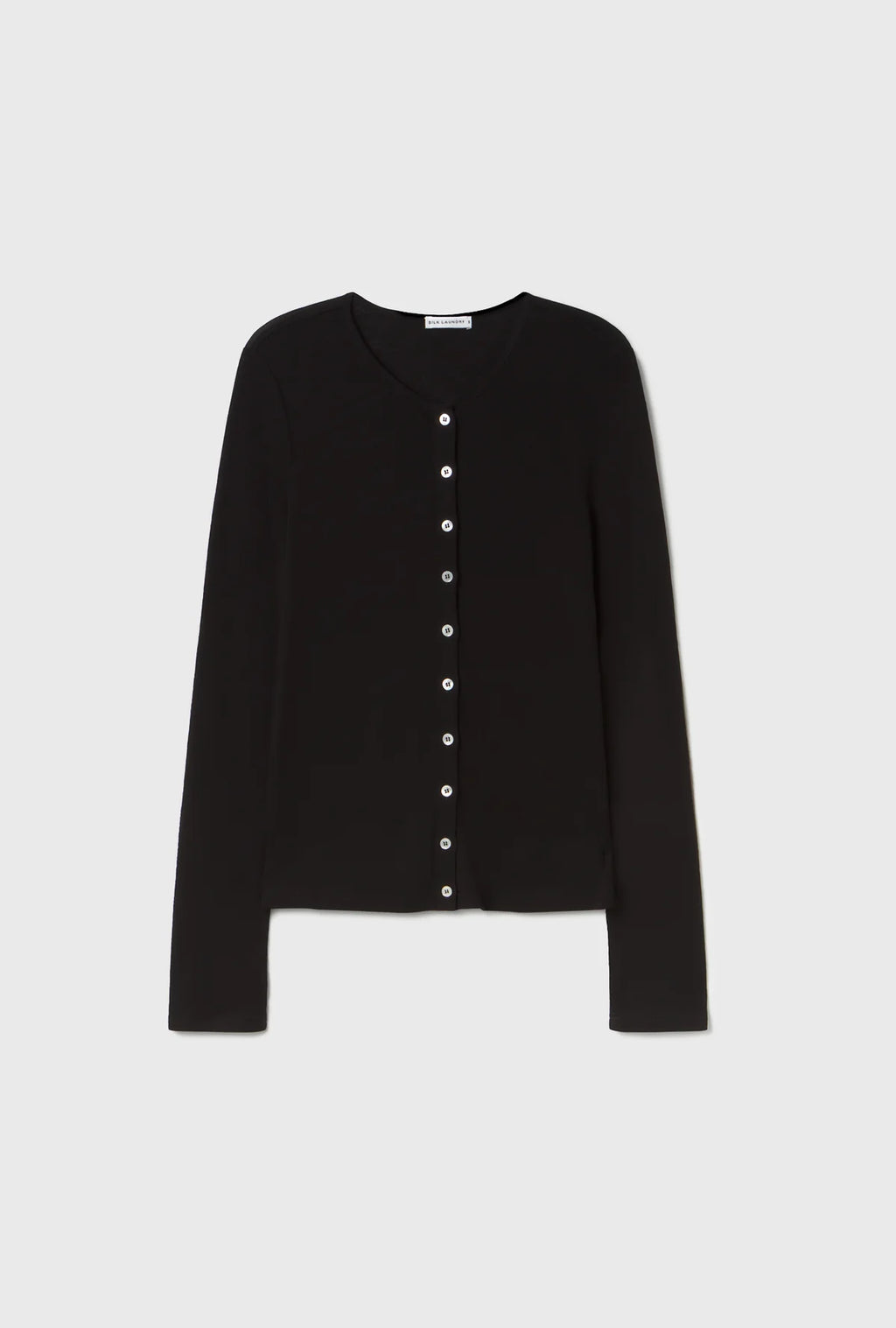 Merino Cardigan Black