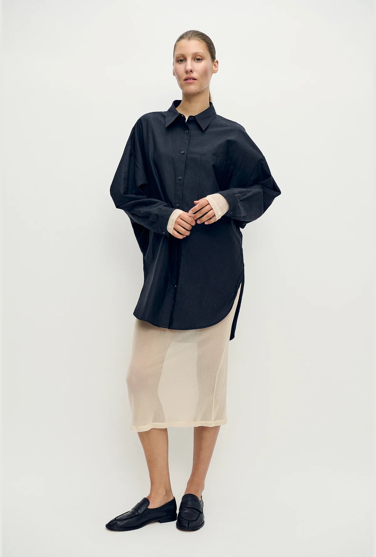 Mesh Skirt Hazelnut