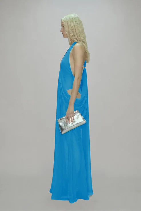 Mina Maxi Dress Lapis Blue