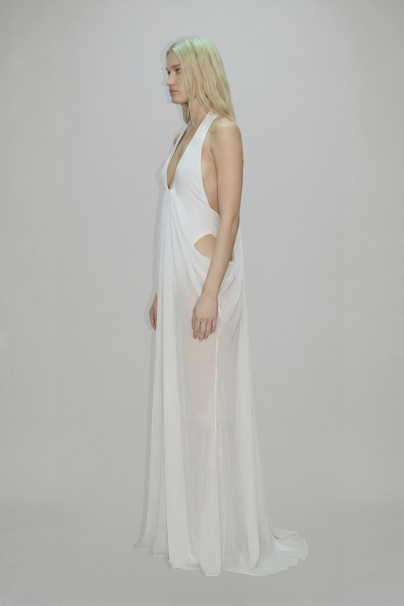 Mina Maxi Dress White