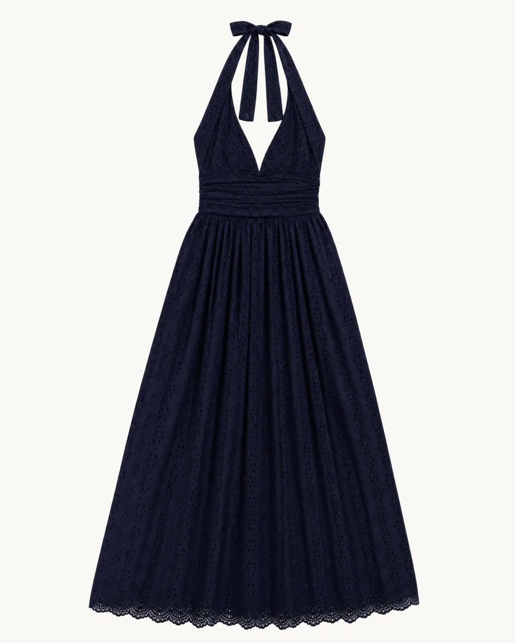Puna Halter Dress Eyelet