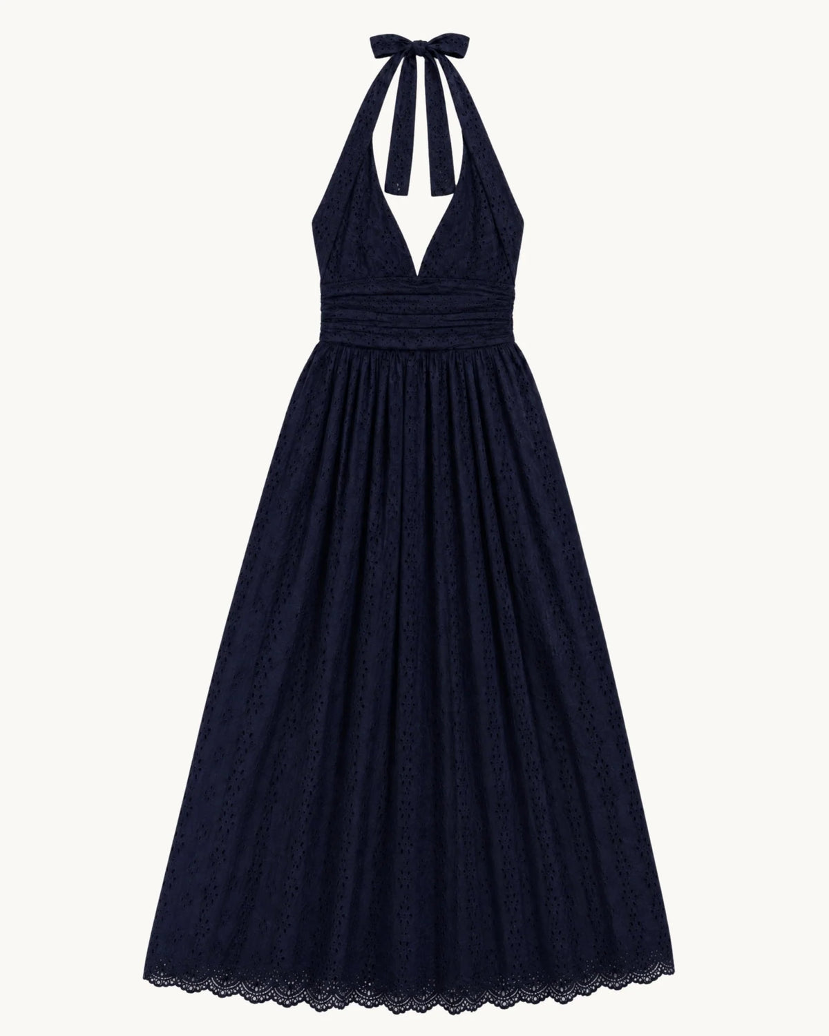 Puna Halter Dress Eyelet