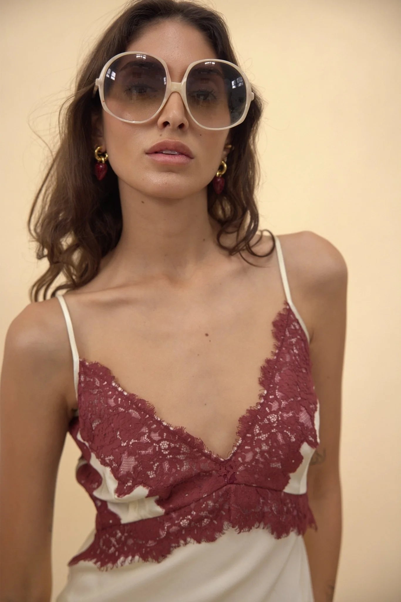 Strobe Lace Cami Top