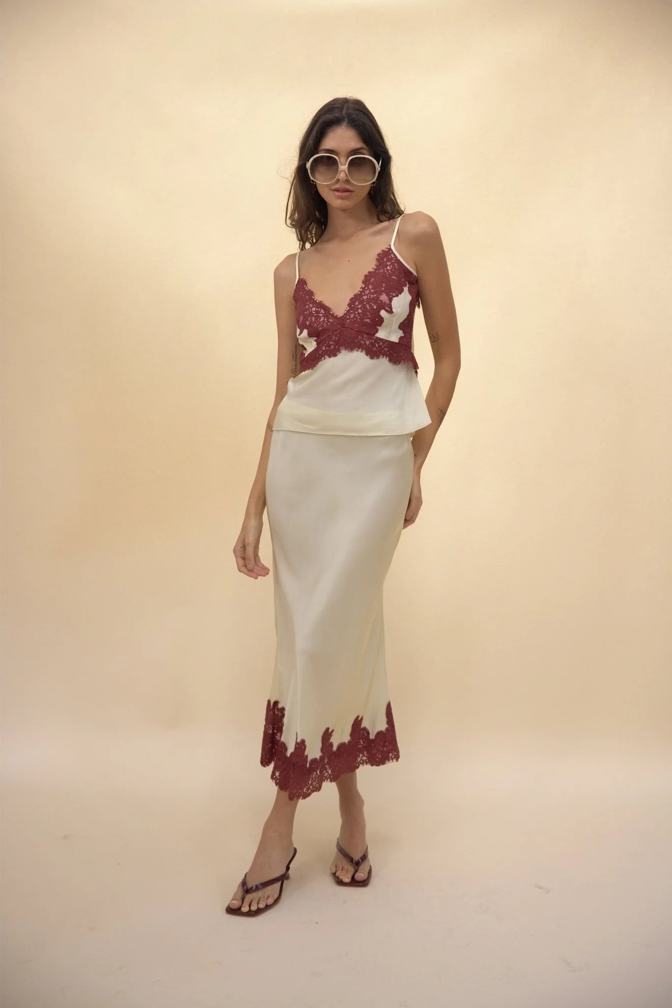 Strobe Lace Cami Top