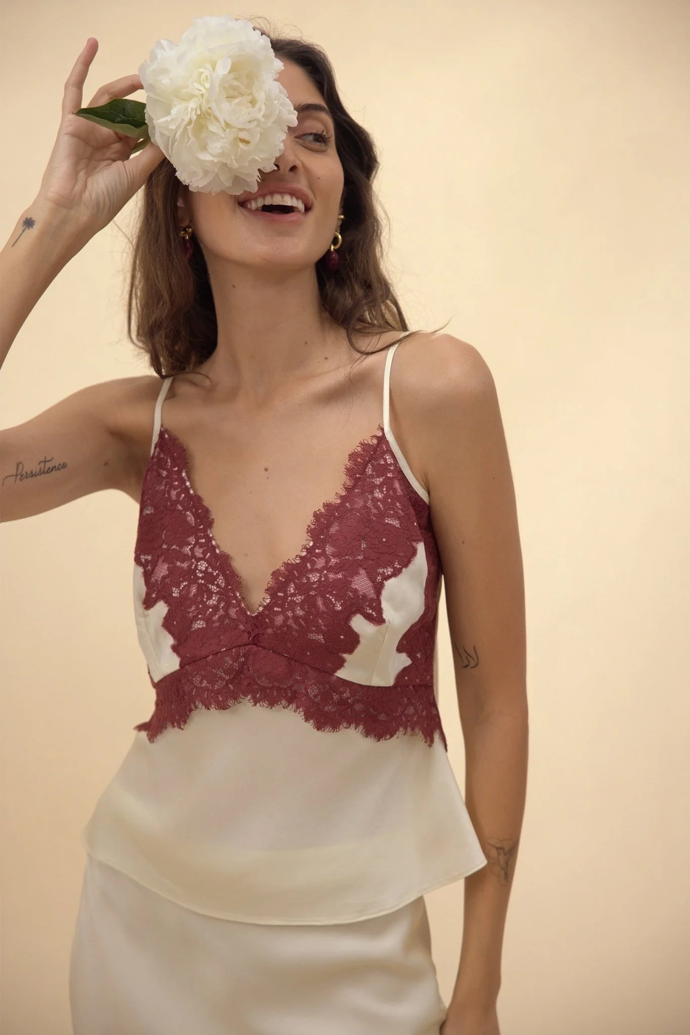 Strobe Lace Cami Top