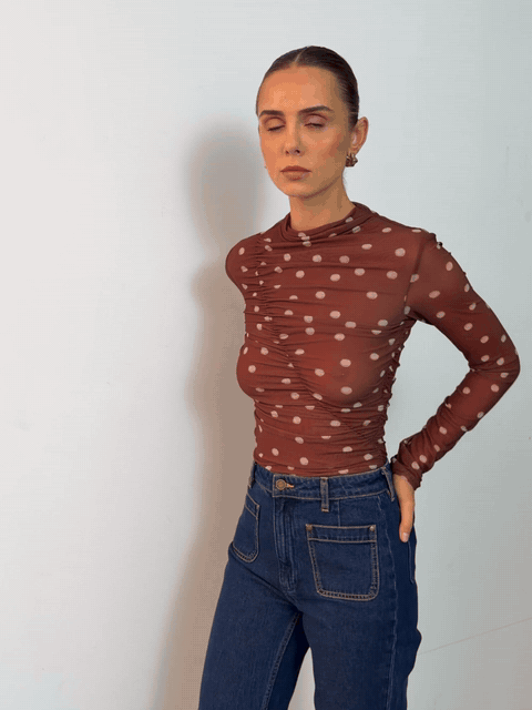 Edie Mesh Top