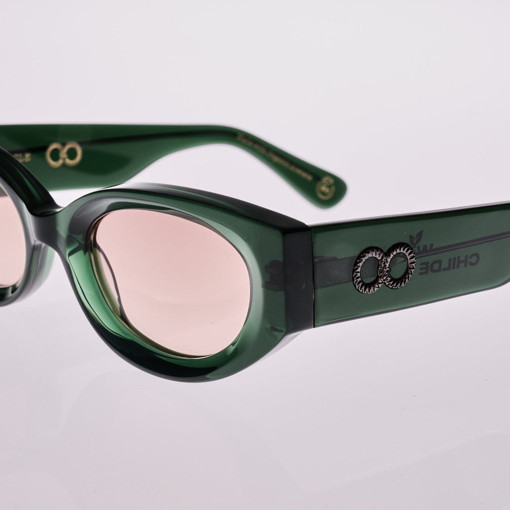 ORACLE Translucent Green | Rose Gradient Bio Lens