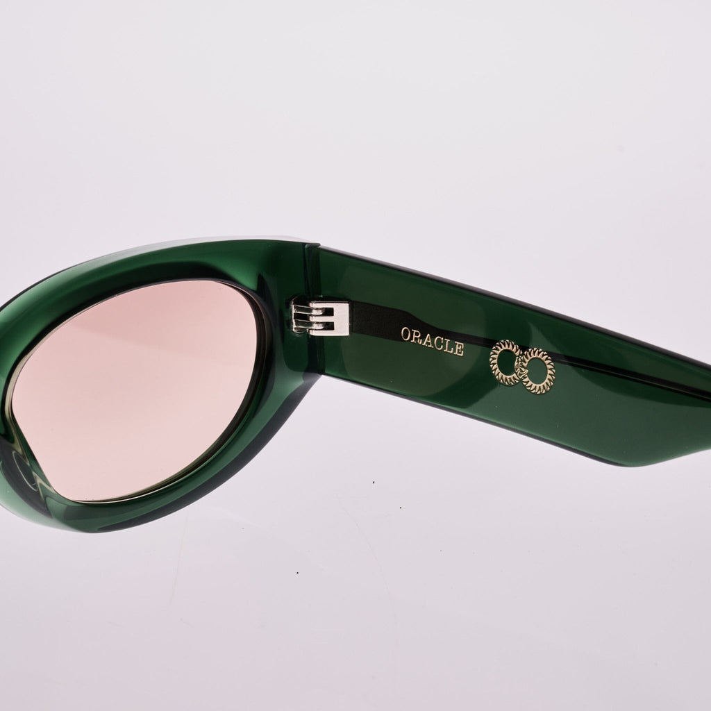 ORACLE Translucent Green | Rose Gradient Bio Lens