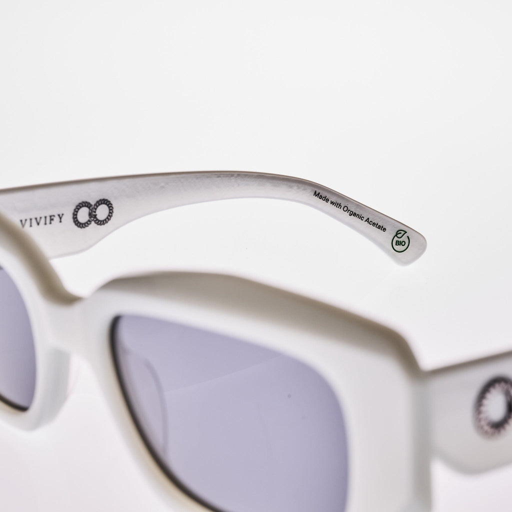 VIVIFY Bio-Acetate Recycled Ice Blue | Grey Bio Lens
