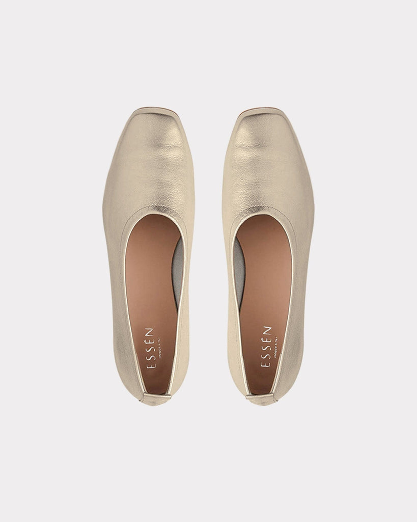 ESSĒN Shoes The Foundation Flat - Champagne