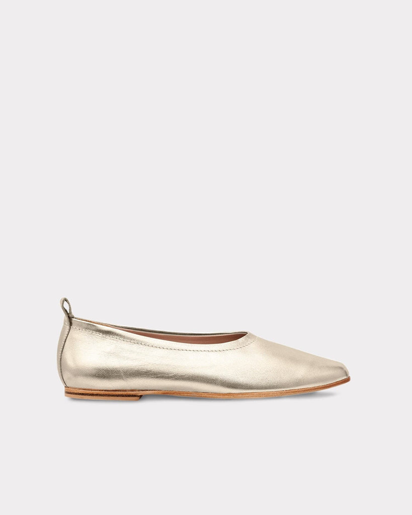 ESSĒN Shoes The Foundation Flat - Champagne