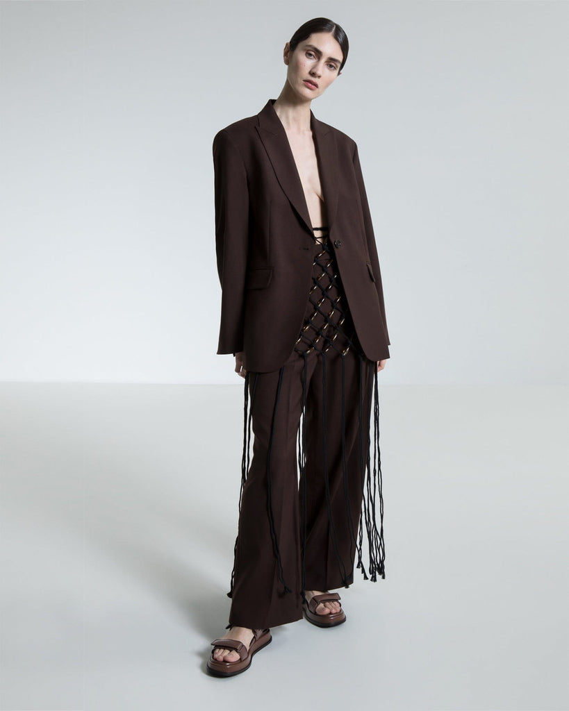 ESSĒN The Sporty Sandal - Chocolate