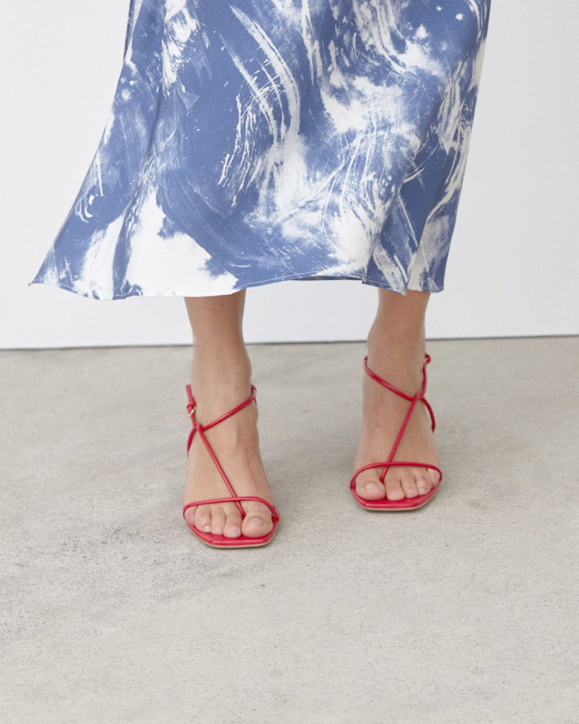 ESSĒN The Strappy Sandal - Red